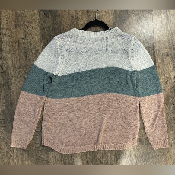 Only Women's Multicolor Crew Neck Sweater - Picture 3 of 7